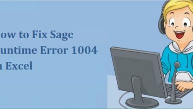 Sage Runtime Error 1004 in Excel