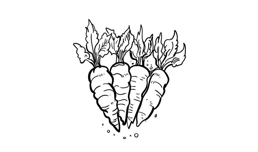 Vegetable Coloring Pages