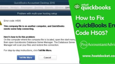 QuickBooks error codeH505