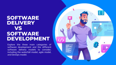difference between software delivery and software development
