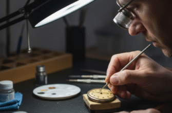 The meticulous work involved in restoring faded or damaged vintage watch dials