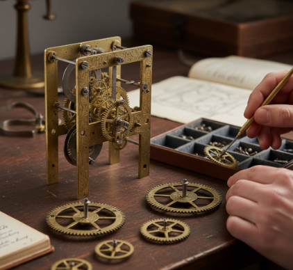Unpacking the meticulous craftsmanship of th century bracket clock movements