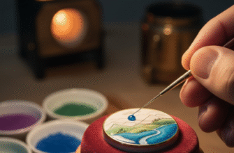 The craftsmanship involved in hand applying enamel to create miniature art on the dial