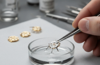 The meticulous process of coating movement bridges with rhodium or gold for protection