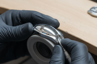 The meticulous technique of polishing watch cases to achieve a flawless mirror like finish